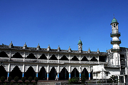 清真寺,区域,港口,城市,孟加拉,十一月,2008年
