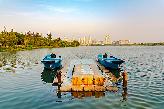 福建泉州西湖风光