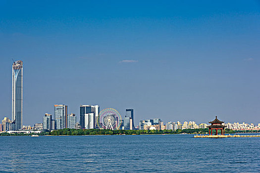 金鸡湖风景