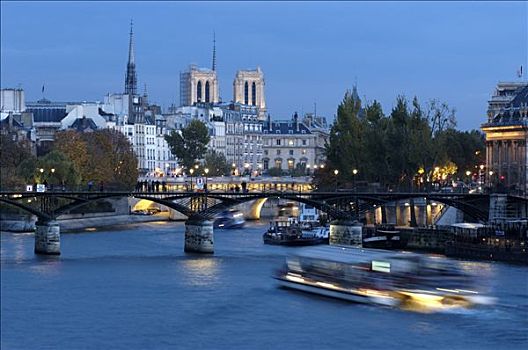 图像,巴黎,艺术桥,巴黎新桥