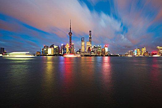 上海了陆家嘴夜景