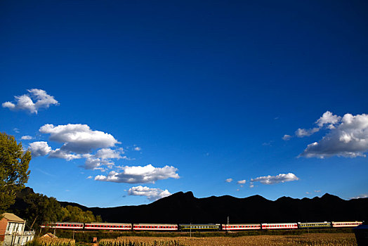 内蒙古赤峰市克什克腾旗乌兰布统坝上,红山军马场