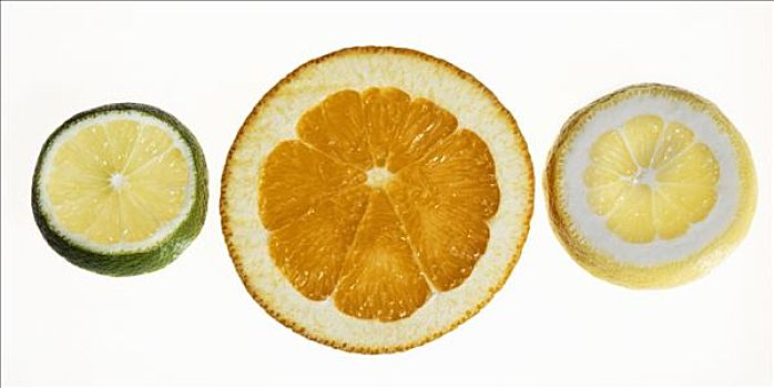 橙子,柠檬,玻璃盘