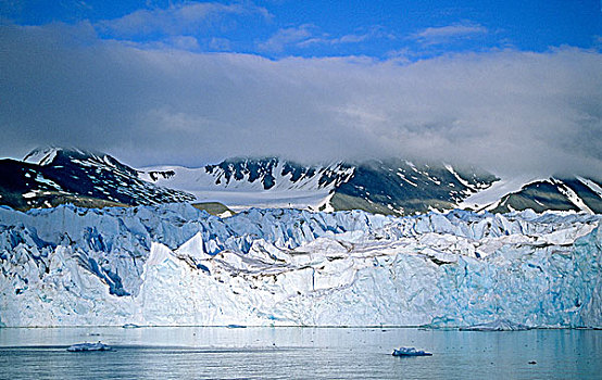 摩纳哥,冰河,斯瓦尔巴群岛,北极,挪威