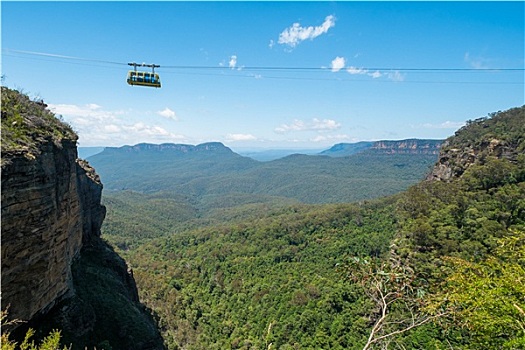 缆车,景色,世界,蓝山,澳大利亚