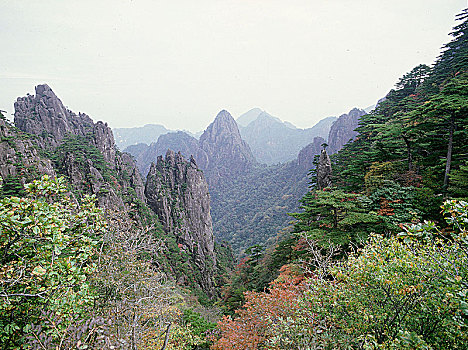 壮观,山色,黄山,安徽