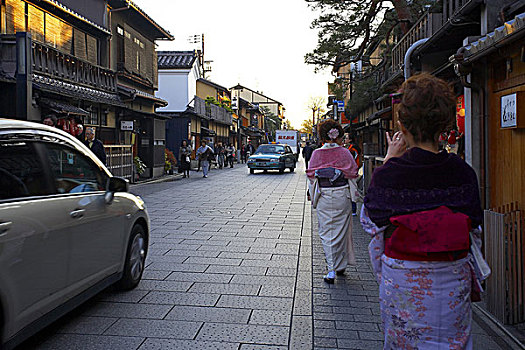 秋天,京都