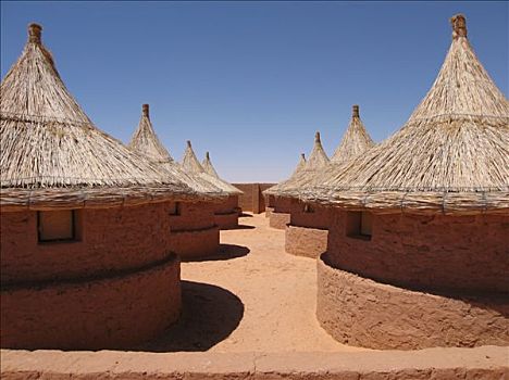 利比亚,传统,房子