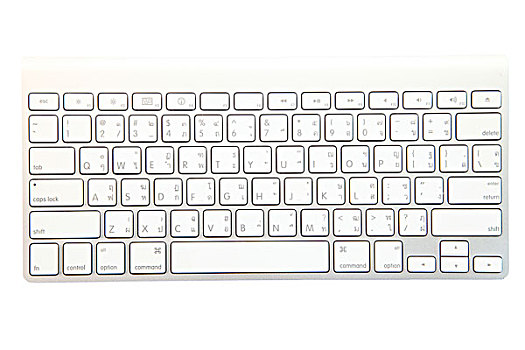 白色,现代,键盘