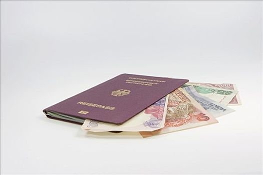 德国,护照,外币