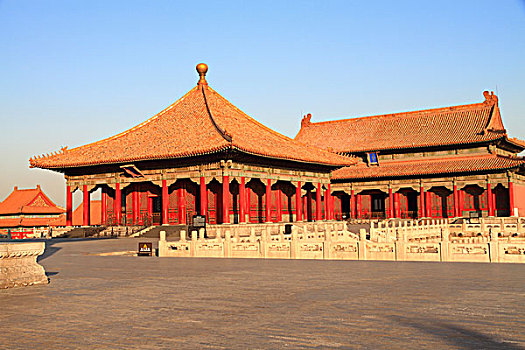 北京故宫中和殿,保和殿