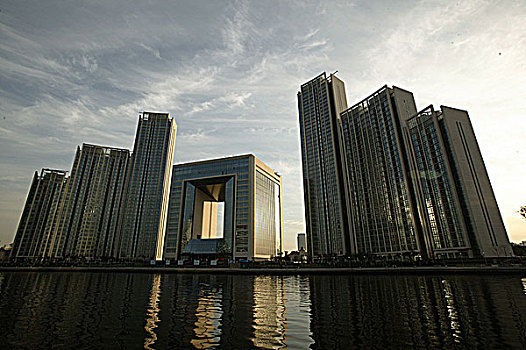 天津海河建筑