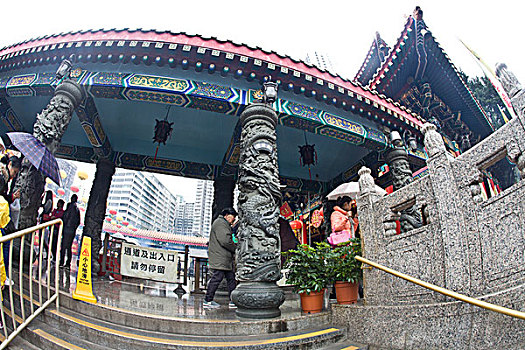 香港,旅游,景点,黄大仙儿,庙宇,香火,游客,烧香,拜佛,宗教