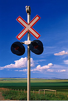 铁道口,南方,艾伯塔省,加拿大