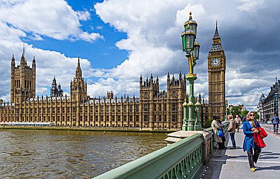 议会大厦,风景,威斯敏斯特桥