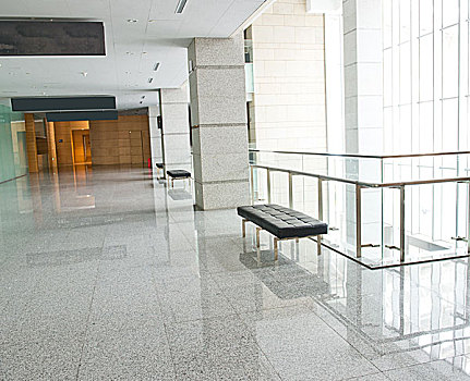 现代,走廊,办公室,中心