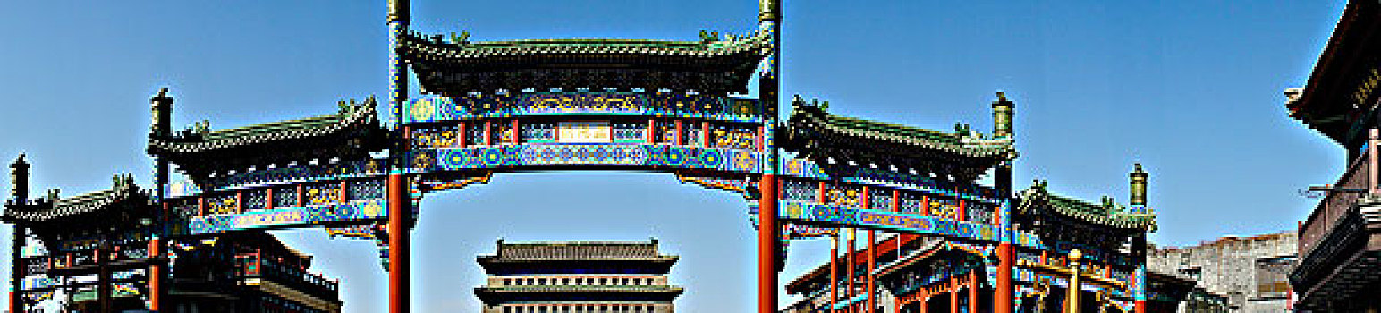 北京前门大街牌楼
