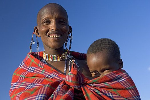 马萨伊,部落,马赛马拉国家公园,肯尼亚
