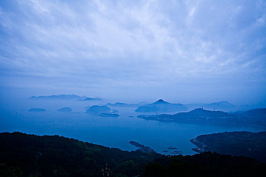 福建,霞浦,滩涂,海洋,海岛,云雾,云海,梦幻,海市蜃楼,朦胧