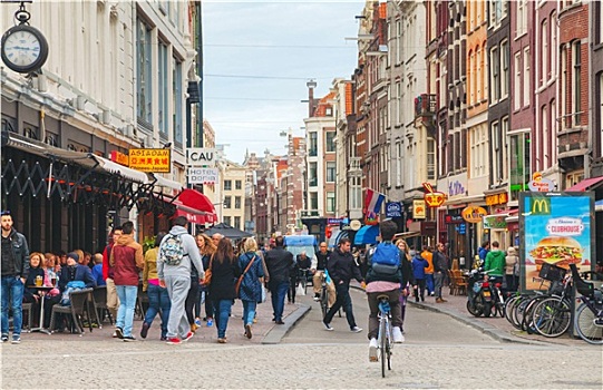 狭窄街道,阿姆斯特丹