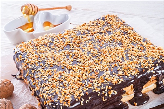 蜂蜜蛋糕,巧克力