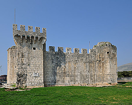 城堡,特洛吉尔,克罗地亚,欧洲