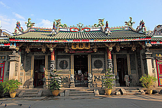 缅甸,仰光,中国寺庙