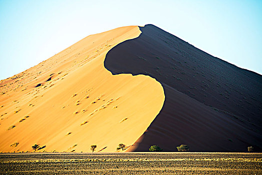 大,沙漠,沙丘,索苏维来地区,纳米比亚