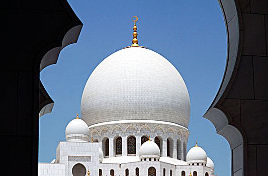 大清真寺,阿布扎比,阿联酋,亚洲