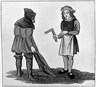 木匠,捕鱼者,15世纪,艺术家,未知