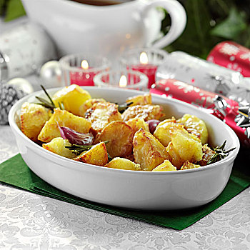 圣诞烤品,土豆