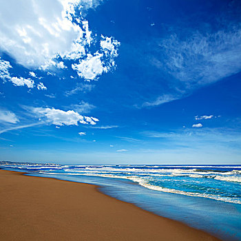 海滩,沙丘,瓦伦西亚,西班牙