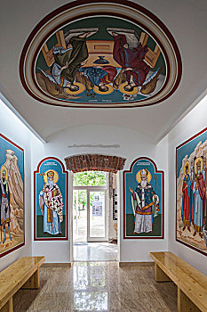 罗马尼亚,巴纳特,区域,蒂米什瓦拉,展示,纪念,小教堂