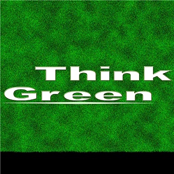 思考,绿色,海报