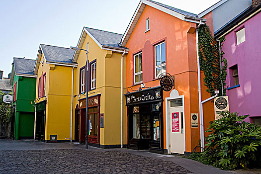 爱尔兰,彩色,商店
