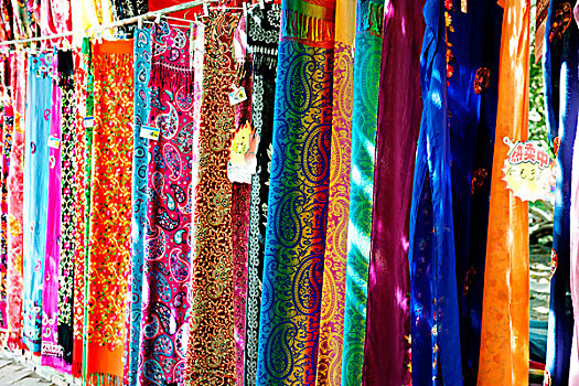 丝绸,丝巾,工艺品,手工,民族