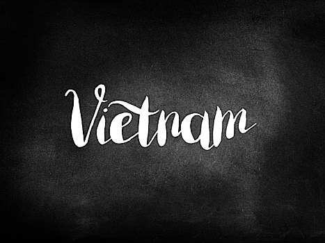越南,书写,黑板
