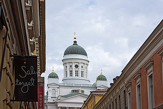 圆顶,赫尔辛基,后面,新古典主义,芬兰