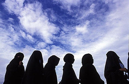 女性,头巾,围巾,孟加拉