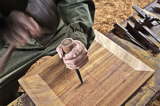 木头,凿子,木匠,工具,工作,木质背景