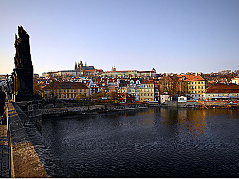 布拉格,桥,捷克共和国
