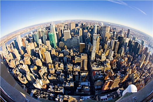 风景,曼哈顿,帝国大厦,纽约,美国
