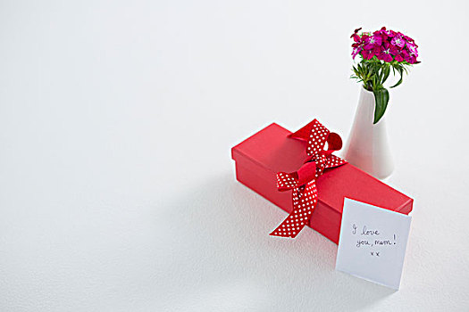 礼盒,花瓶,白色背景,背景,特写