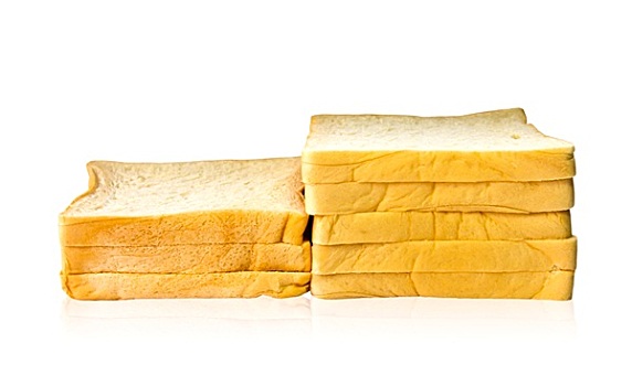 长条面包,隔绝,白色背景,背景
