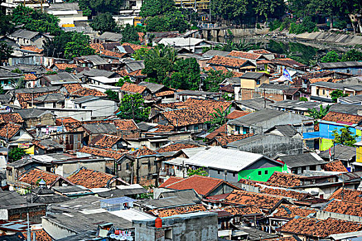 屋顶,雅加达,爪哇岛,印度尼西亚,东南亚