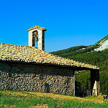 小教堂,17世纪,阿尔卑斯山,法国