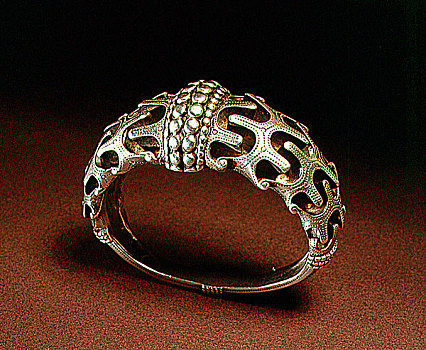 维京,银,手臂,戒指,丹麦,10世纪