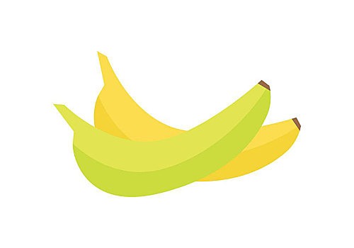 香蕉,矢量,风格,设计,水果,插画,概念,旗帜,象征,移动,象形图,隔绝,白色背景,背景