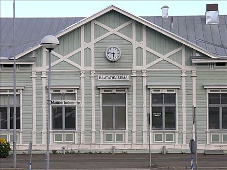 车站,城镇,斯堪的纳维亚