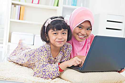 东南亚,孩子,上网,互联网